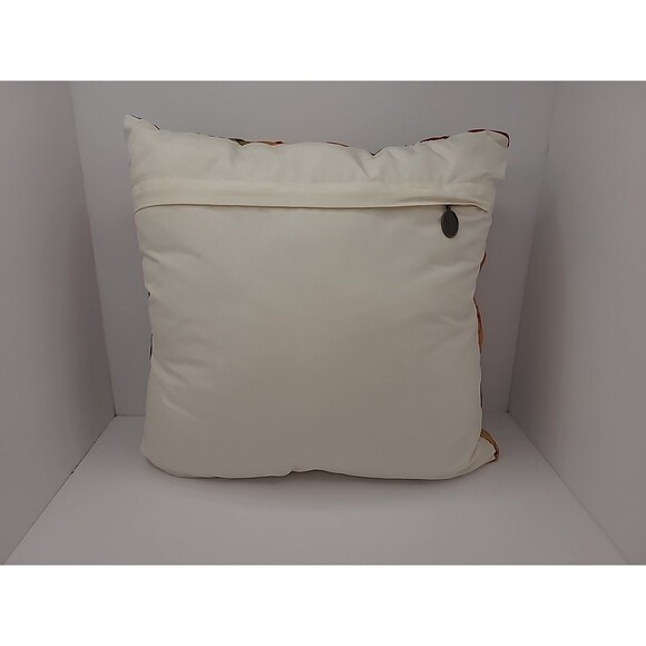 Pier 1 One Imports Boho Throw Pillow 16 " Square Geometric Colorful - Picture 5 of 9